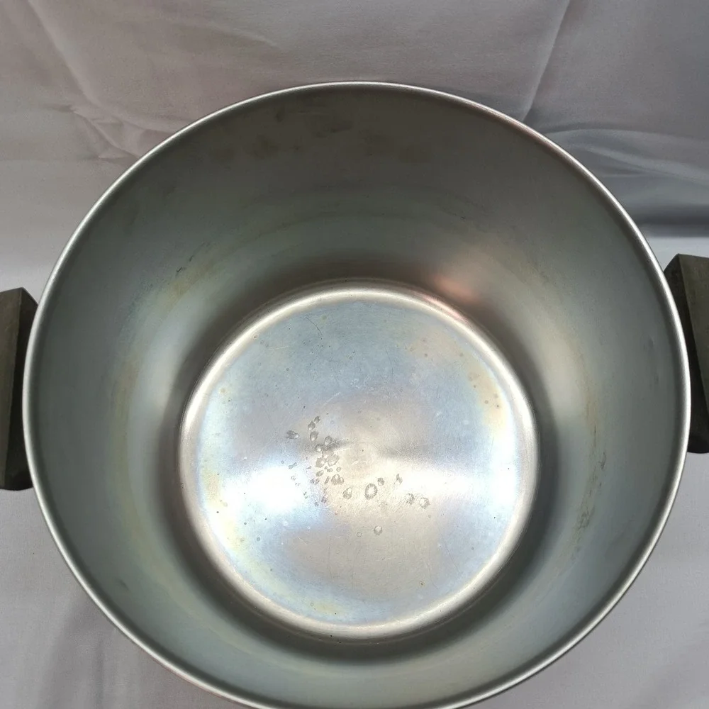 Revere Ware 1801 Copper Bottom 8 Qt 83 Stock Pot with‎ Lid Clinton ILL USA Vtg